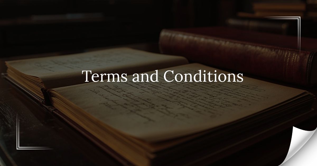 Terms and Conditions